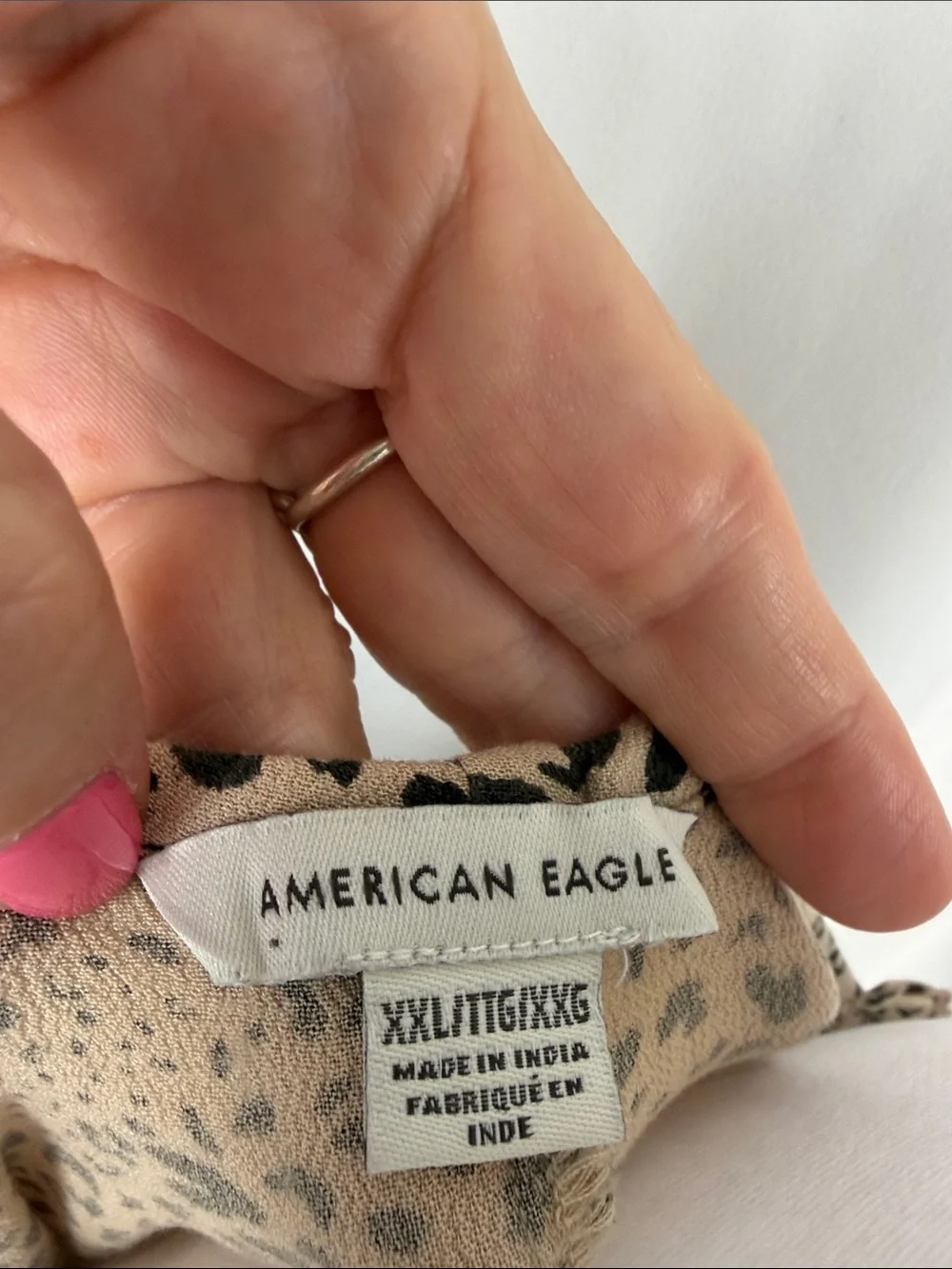 American Eagle Outfitters Leopard-Print Maxi Skirt in Beige and Black